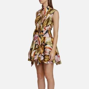 Acler floral sleeveless dress
